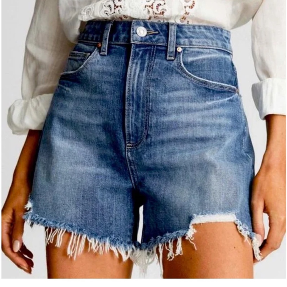 PAIGE Denim Blue Women's Shorts